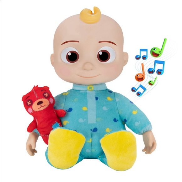 Cocomelon Musical Plush Bedtime JJ Doll Plush 10” - Picture 1 of 6